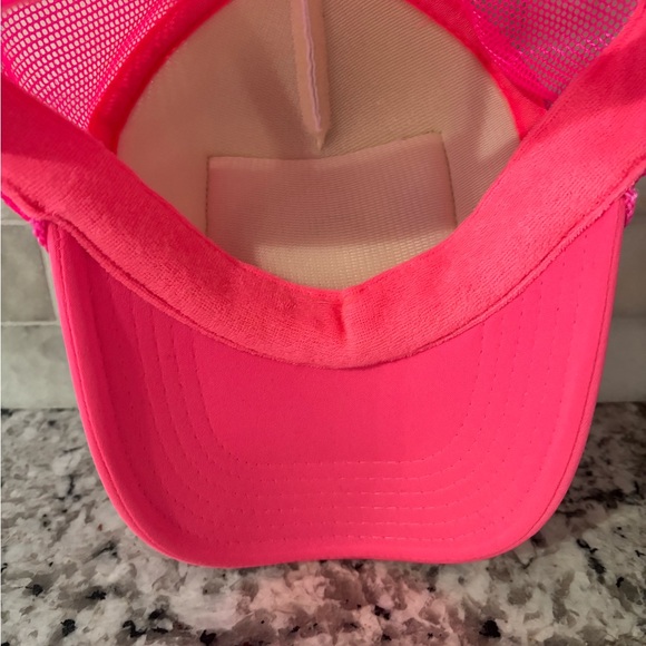Aviator Nation Stay Grounded Unisex - Hot Pink and White trucker hat - Picture 3 of 9